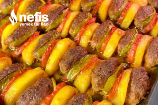 Fırında Köfte Patates Dizmesi Tarifi