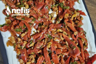 Yoğurtlu Közlenmiş Kapya Biber Mezesi Tarifi