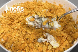 Cipsli Arpa Şehriye Salatası Tarifi