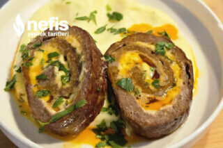 Kaşarlı Rulo Köfte (Videolu) Tarifi