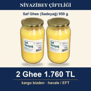 Ghee (Sadeyağ) 950 g × 2 — Havale